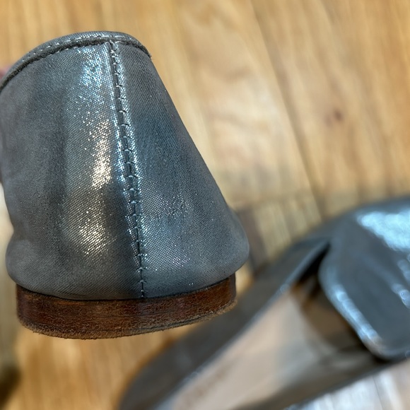 Silver loafers. Please note some of the marks throughout - Picture 10 of 11